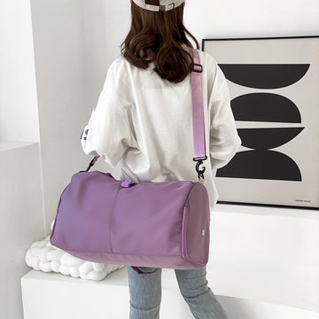 Multi-color Yoga Gym Duffle Bag with Mat Strap & Shoe Compartment for Active Daily Wear